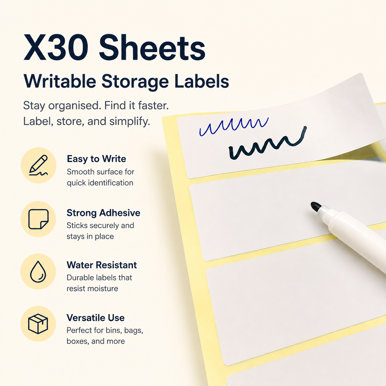 30 Sticker Labels