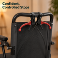 GlideEase - Ultra Lightweight Folding Transport Wheelchair