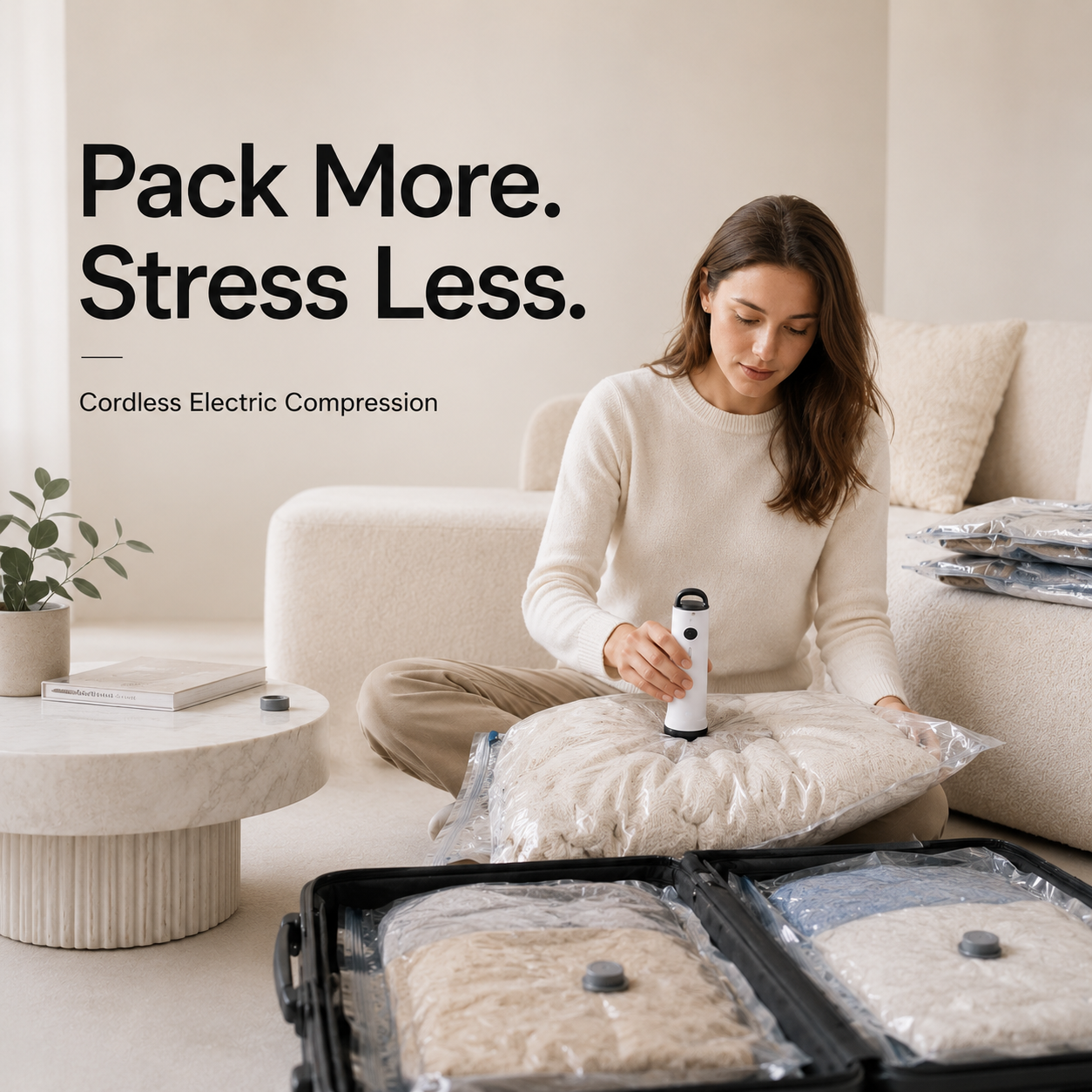 Space-Saving Vacuum Storage Kit