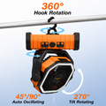 TrailFan - Portable Tent Camping Fan with LED Light and Remote Control