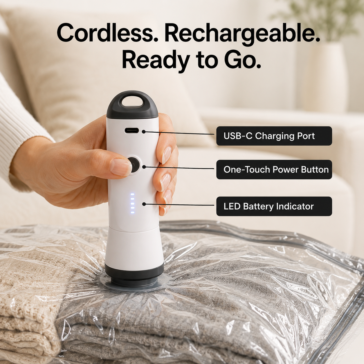 Space-Saving Vacuum Storage Kit