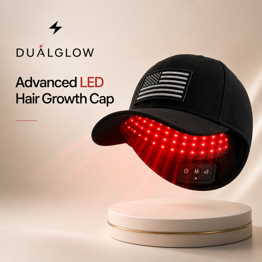 DualGlow - Advanced LED Hair Growth Cap With Red Light Therapy