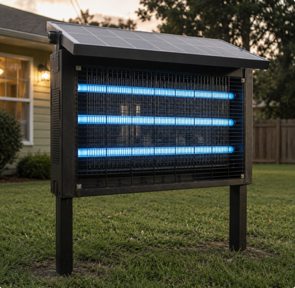 SolarShield™ Mosquito Zapper – 24/7 Outdoor Protection