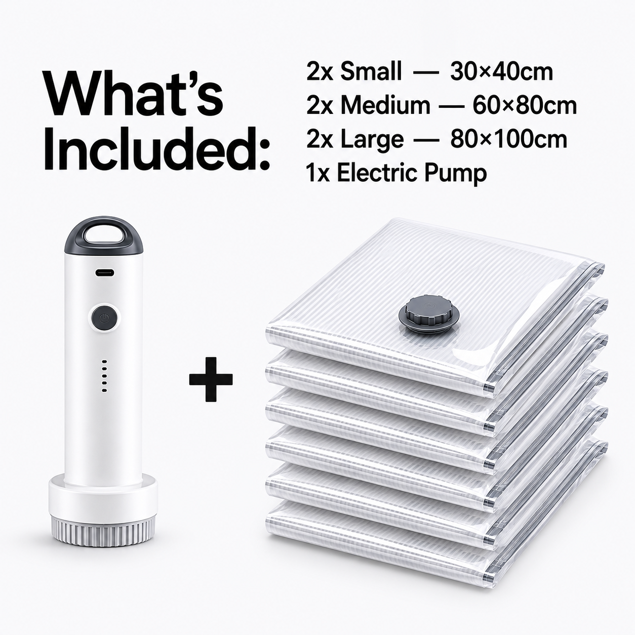 Space-Saving Vacuum Storage Kit