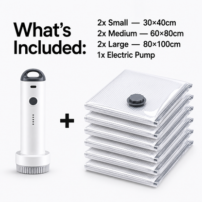 Space-Saving Vacuum Storage Kit