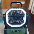 TrailFan - Portable Tent Camping Fan with LED Light and Remote Control